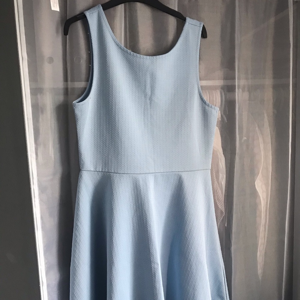 Blue cocktail dress